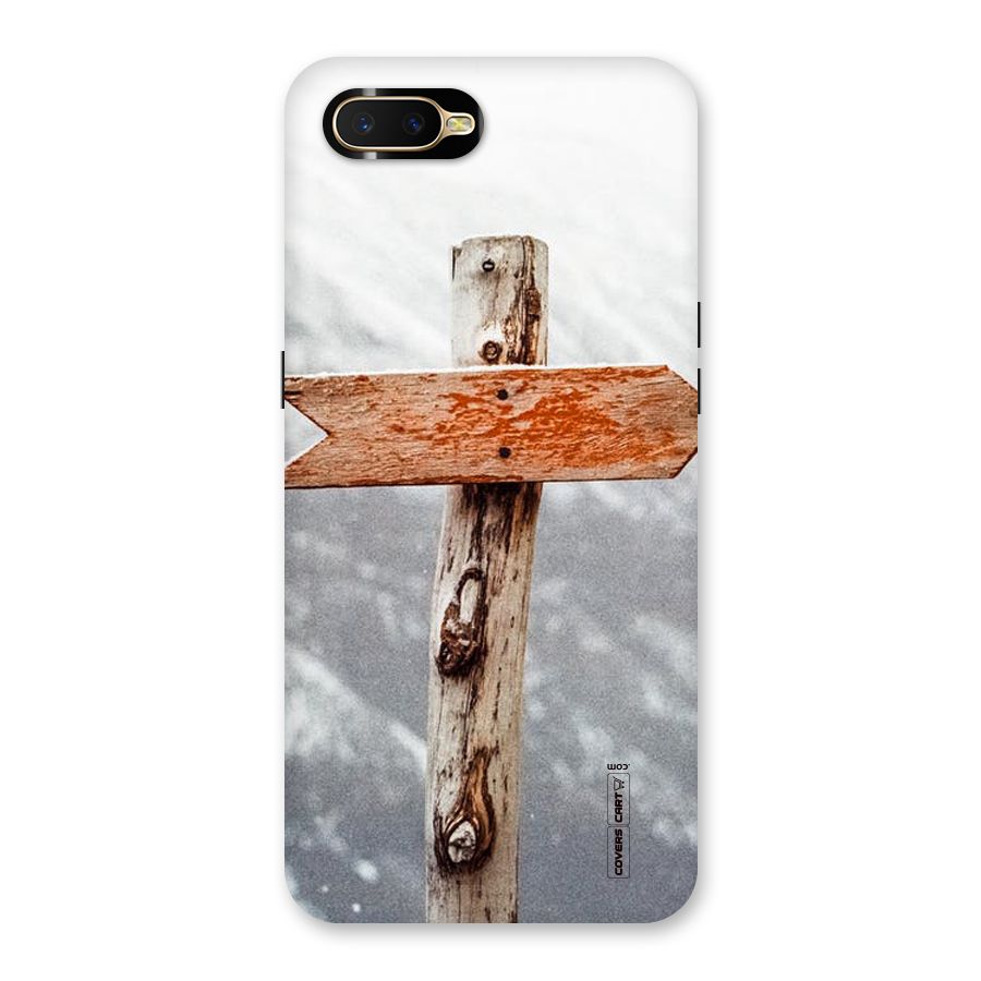 Wood And Snow Back Case for Oppo K1