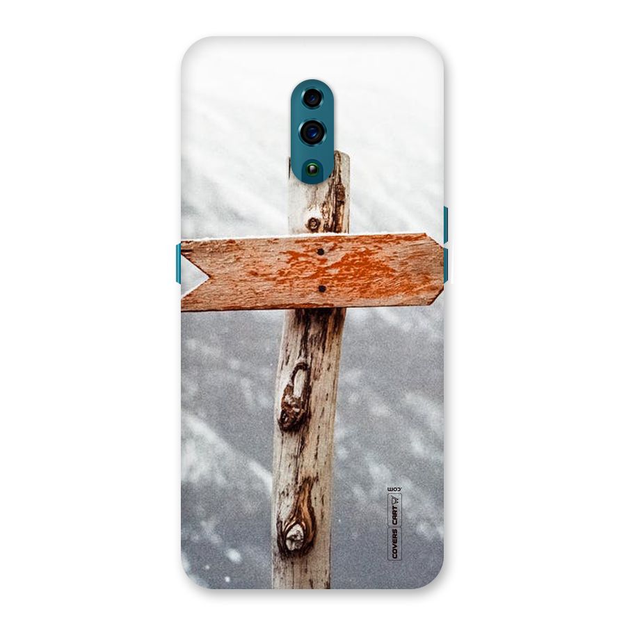 Wood And Snow Back Case for Oppo Reno