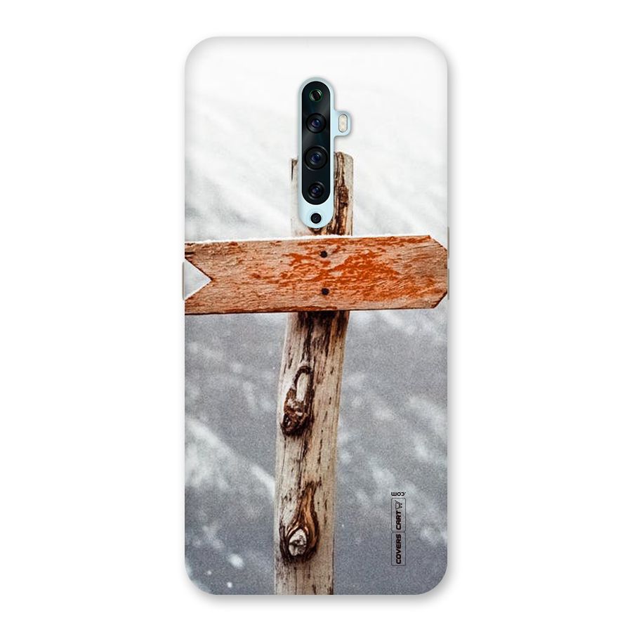 Wood And Snow Back Case for Oppo Reno2 F