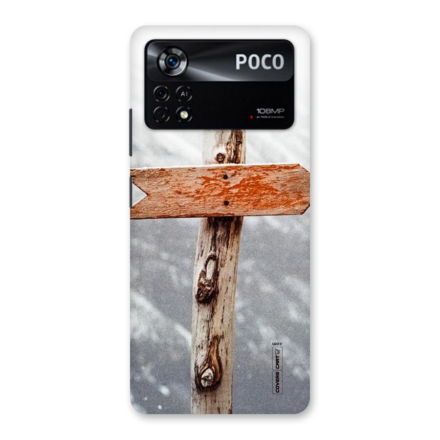 Wood And Snow Back Case for Poco X4 Pro 5G