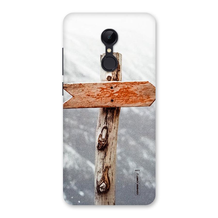 Wood And Snow Back Case for Redmi 5