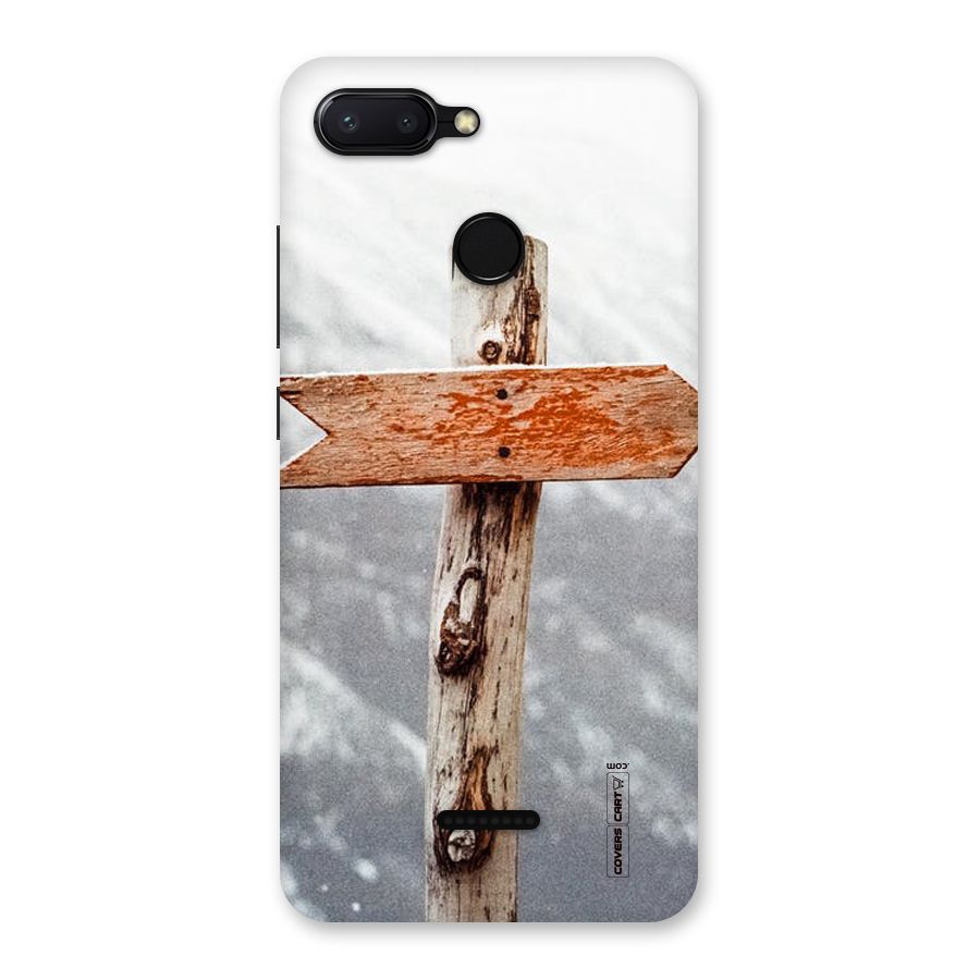 Wood And Snow Back Case for Redmi 6