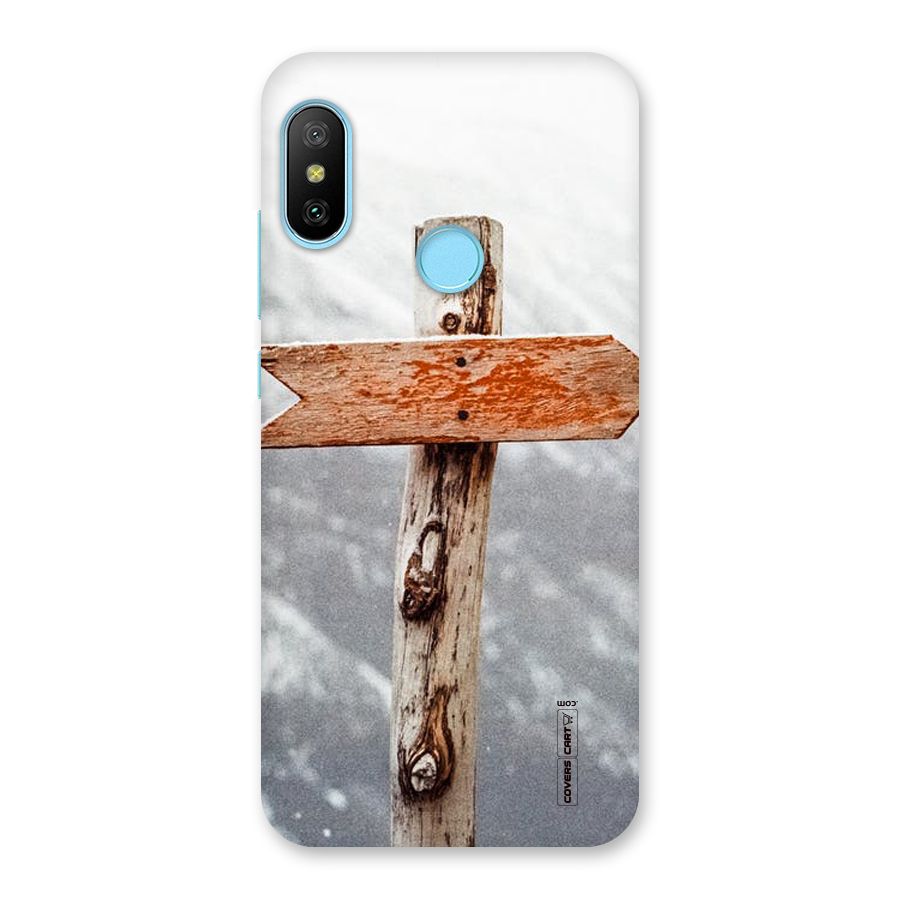 Wood And Snow Back Case for Redmi 6 Pro
