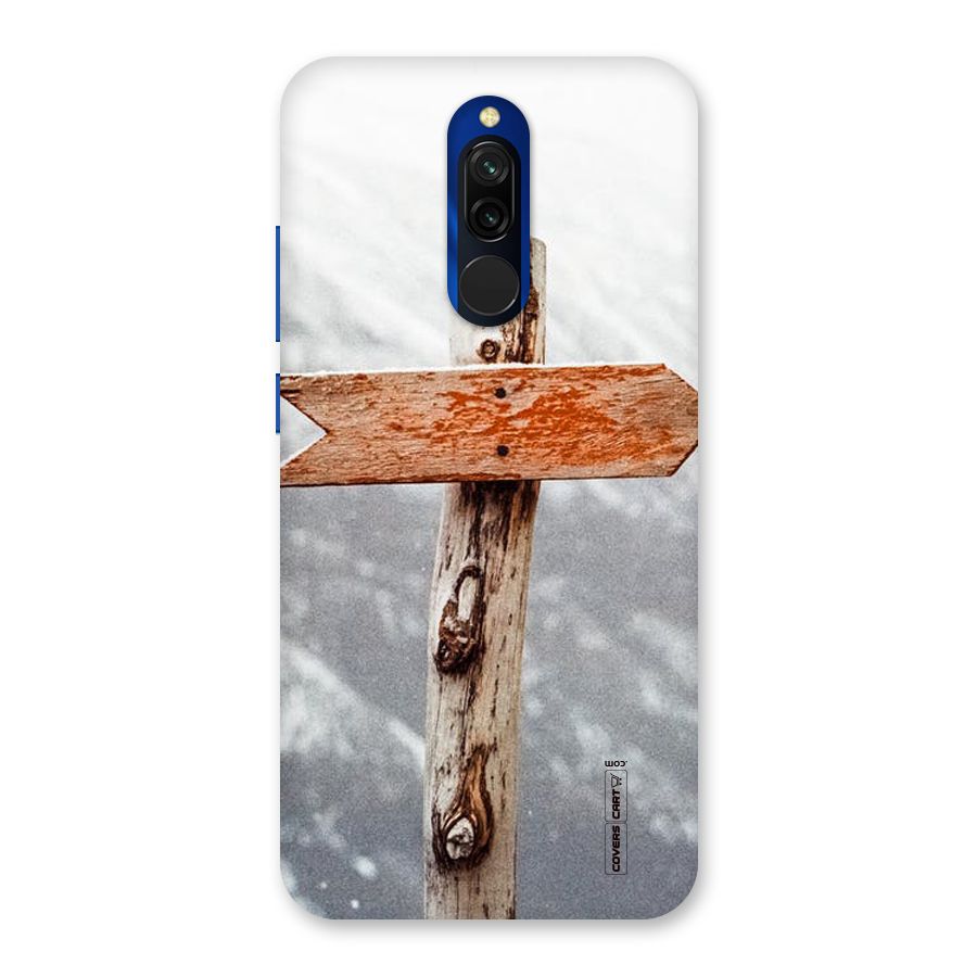 Wood And Snow Back Case for Redmi 8