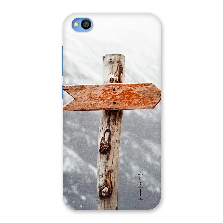 Wood And Snow Back Case for Redmi Go
