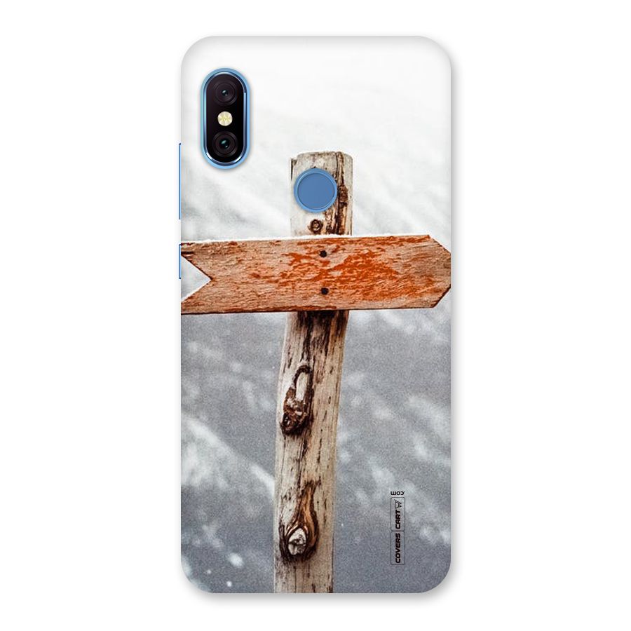 Wood And Snow Back Case for Redmi Note 6 Pro