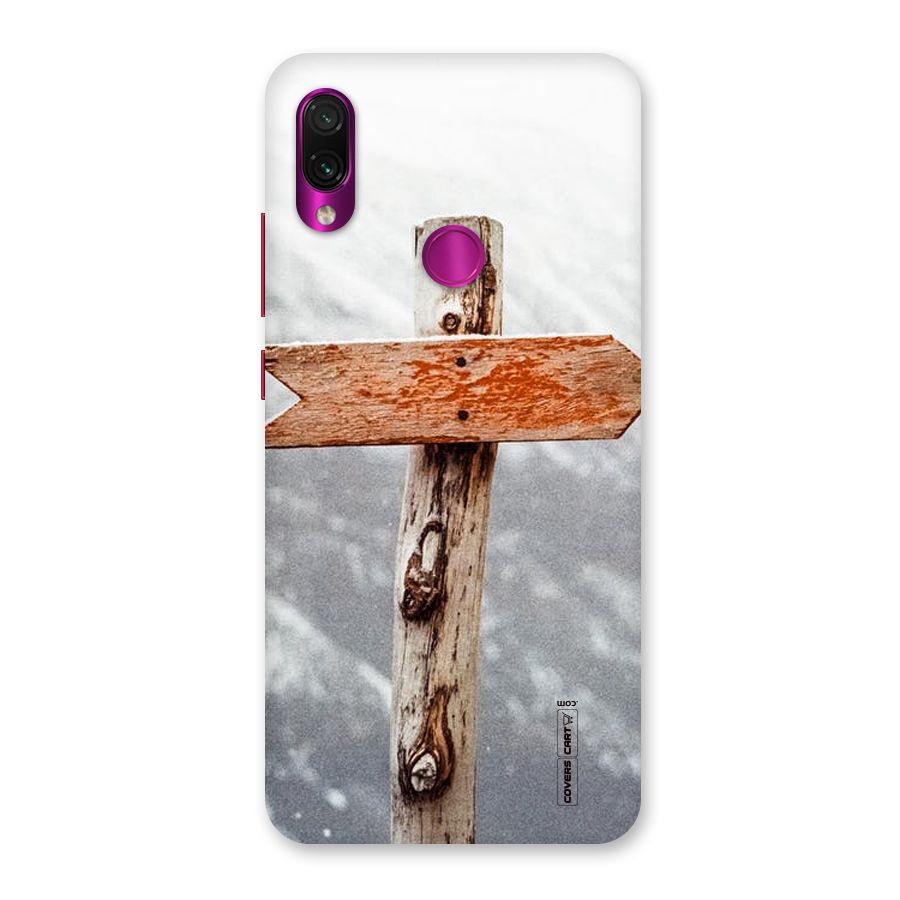 Wood And Snow Back Case for Redmi Note 7 Pro