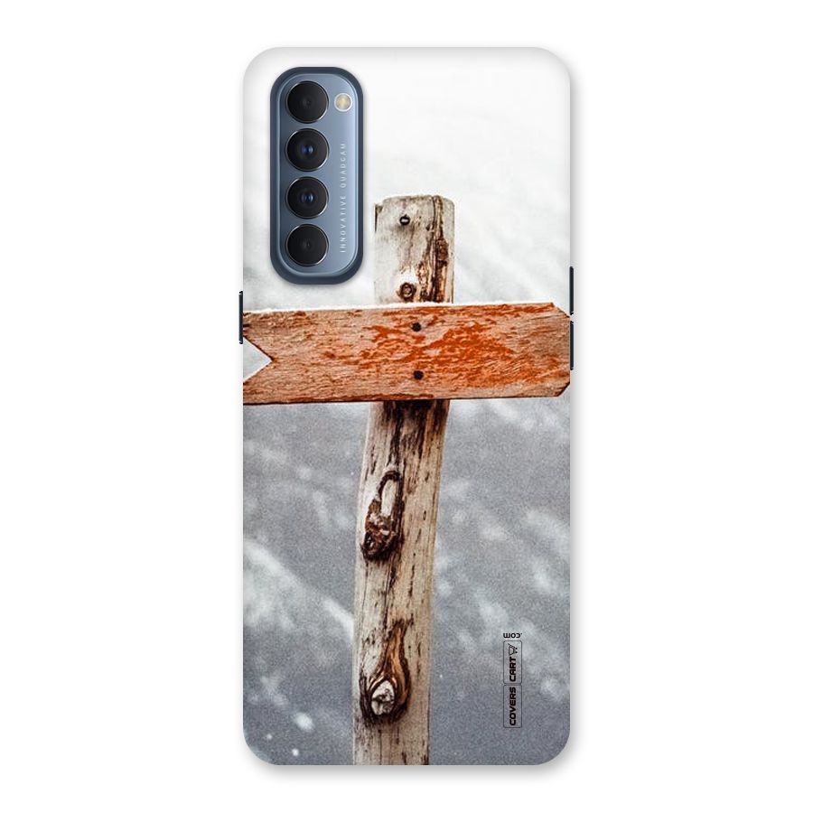 Wood And Snow Back Case for Reno4 Pro