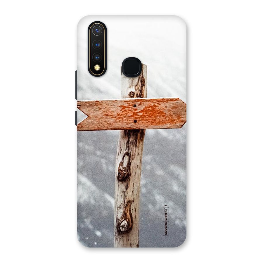 Wood And Snow Back Case for Vivo U20