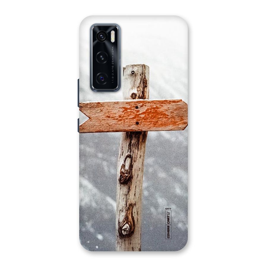 Wood And Snow Back Case for Vivo V20 SE