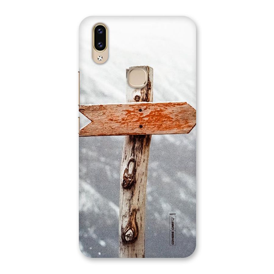 Wood And Snow Back Case for Vivo V9 Youth