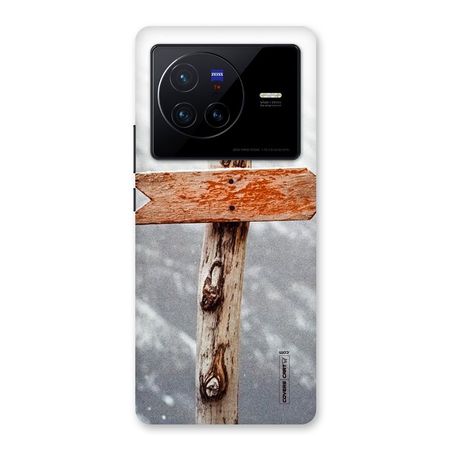 Wood And Snow Back Case for Vivo X80