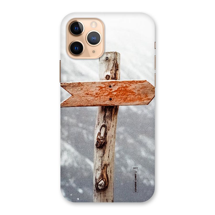 Wood And Snow Back Case for iPhone 11 Pro