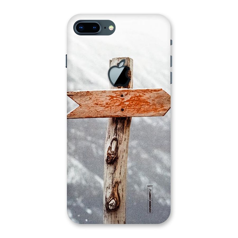 Wood And Snow Back Case for iPhone 7 Plus Apple Cut