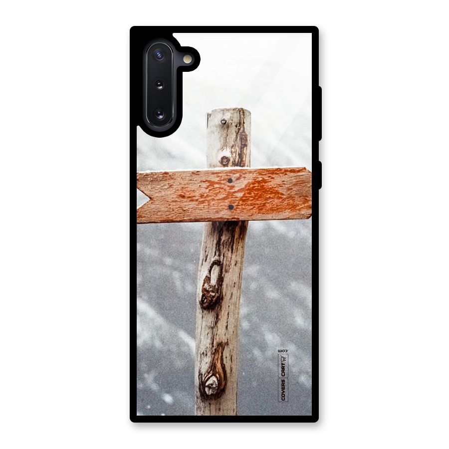 Wood And Snow Glass Back Case for Galaxy Note 10