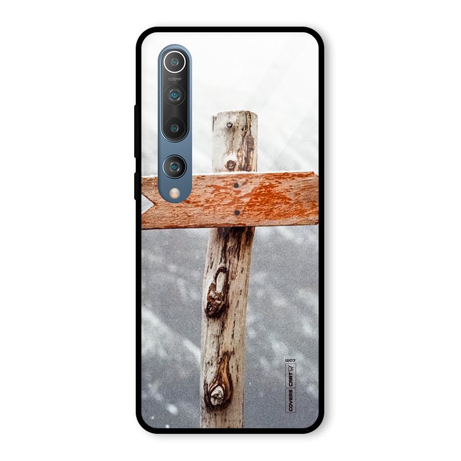 Wood And Snow Glass Back Case for Mi 10