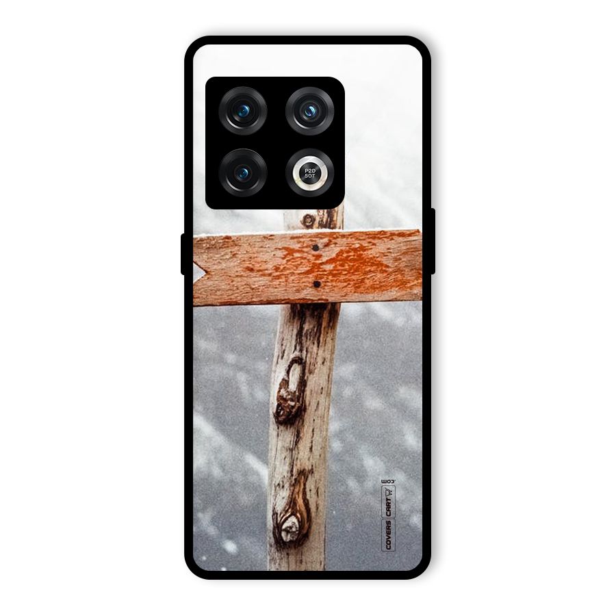 Wood And Snow Glass Back Case for OnePlus 10 Pro 5G