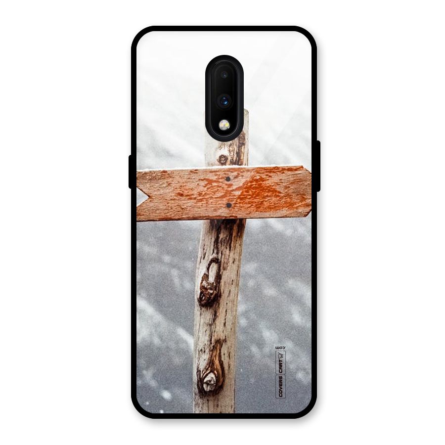 Wood And Snow Glass Back Case for OnePlus 7
