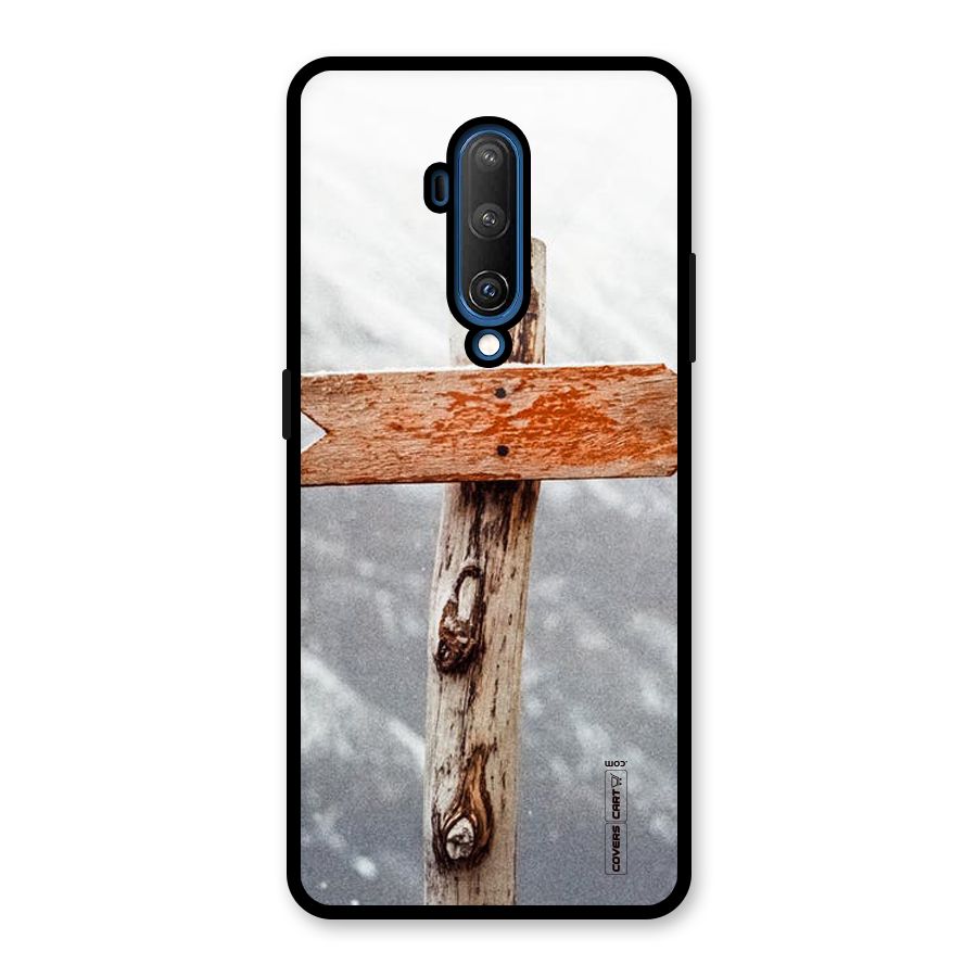 Wood And Snow Glass Back Case for OnePlus 7T Pro