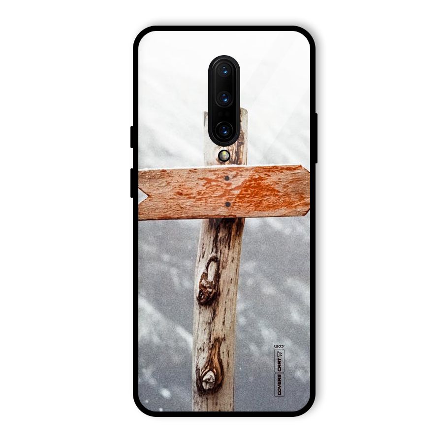 Wood And Snow Glass Back Case for OnePlus 7 Pro
