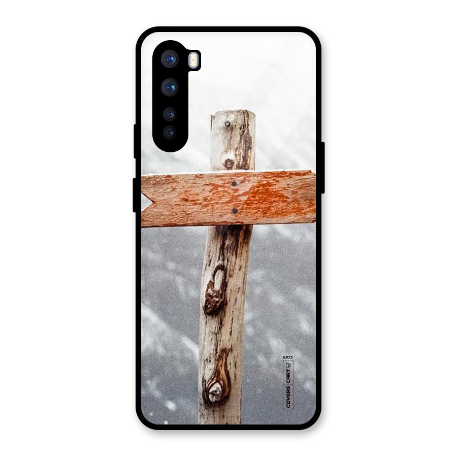 Wood And Snow Glass Back Case for OnePlus Nord