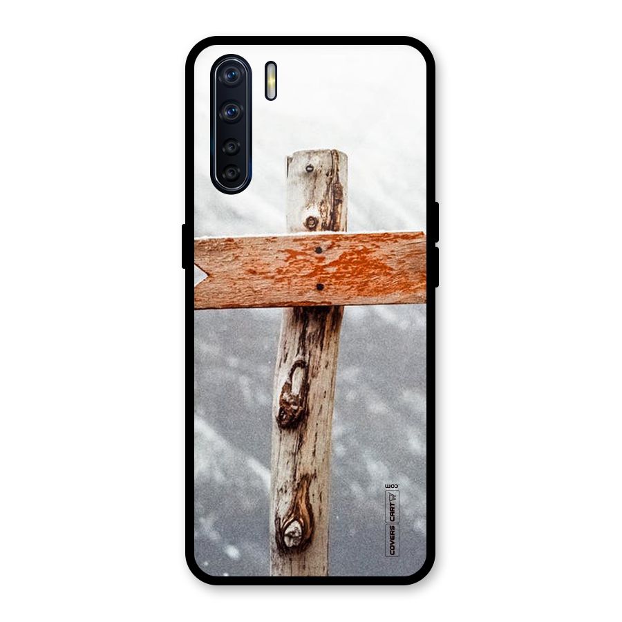Wood And Snow Glass Back Case for Oppo F15