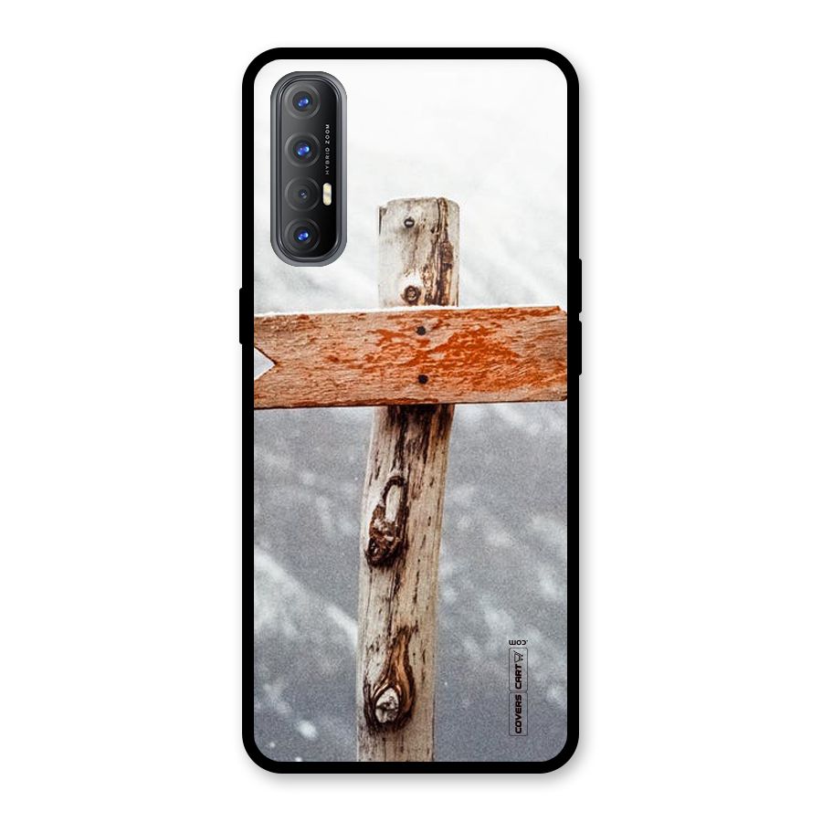 Wood And Snow Glass Back Case for Oppo Reno3 Pro
