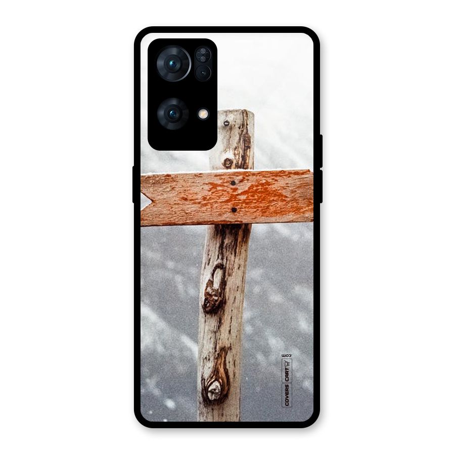 Wood And Snow Glass Back Case for Oppo Reno7 Pro 5G
