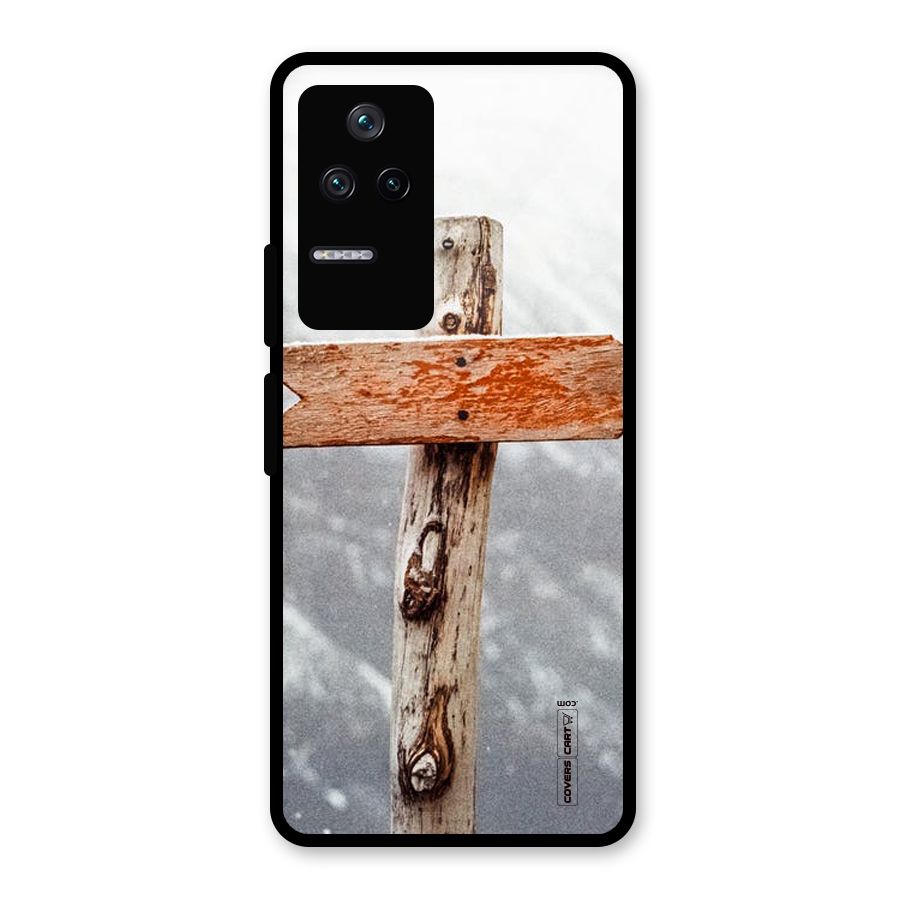 Wood And Snow Glass Back Case for Poco F4 5G