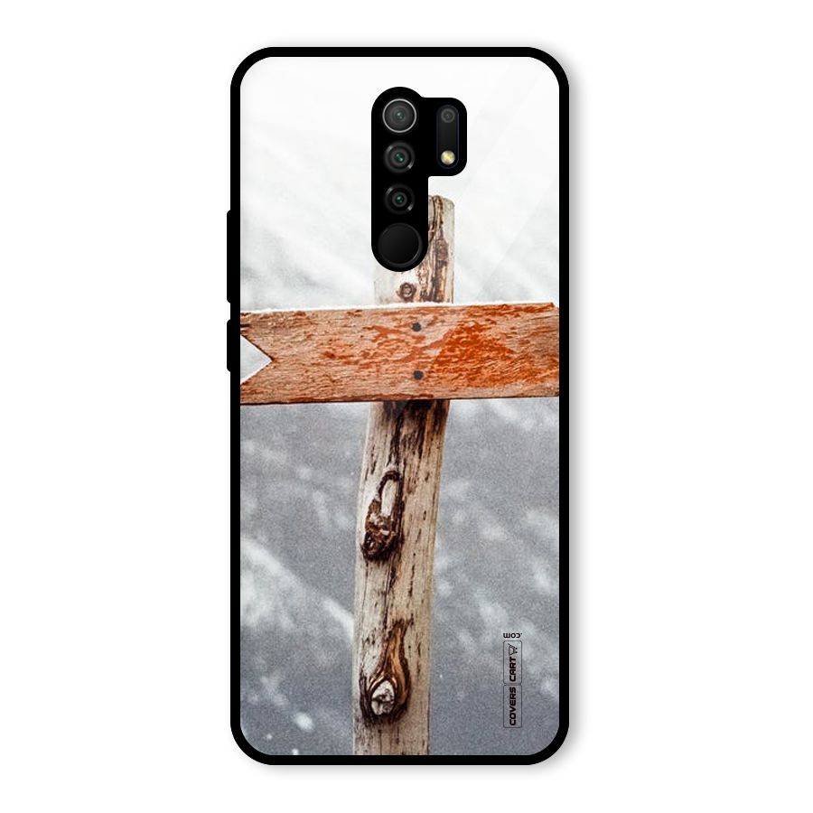 Wood And Snow Glass Back Case for Poco M2