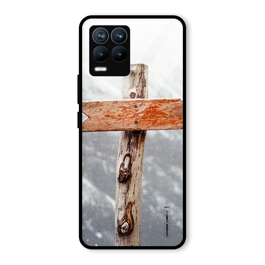 Wood And Snow Glass Back Case for Realme 8 Pro