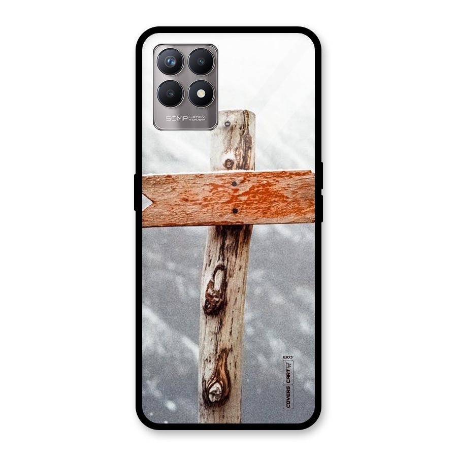 Wood And Snow Glass Back Case for Realme Narzo 50
