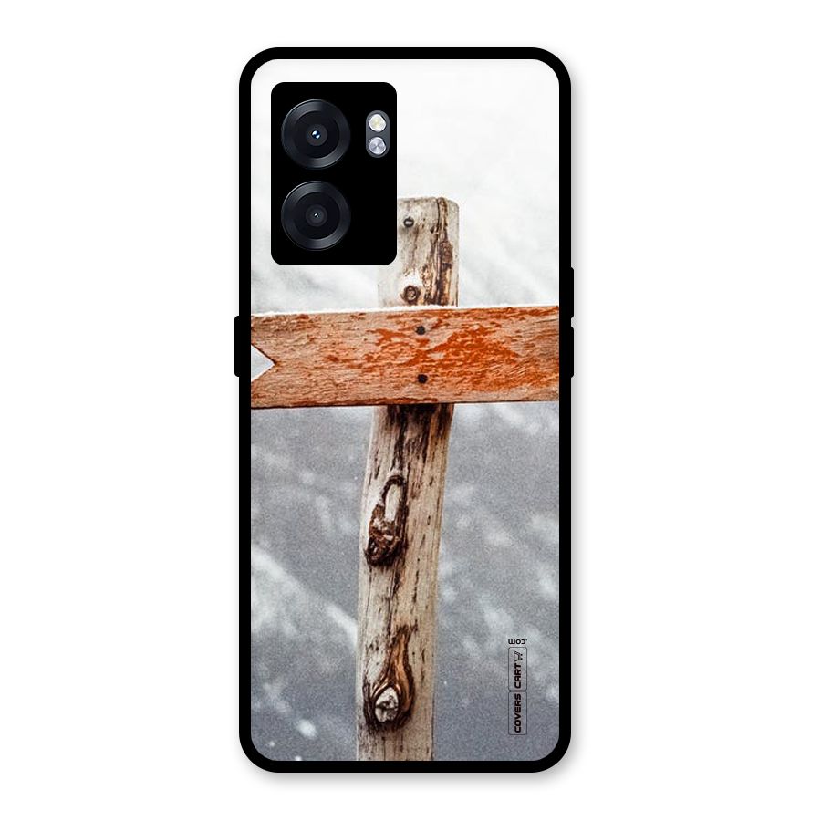 Wood And Snow Glass Back Case for Realme Narzo 50 5G