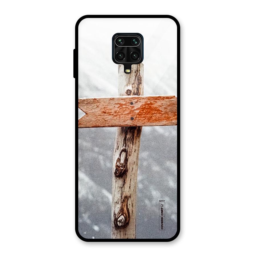 Wood And Snow Glass Back Case for Redmi Note 10 Lite