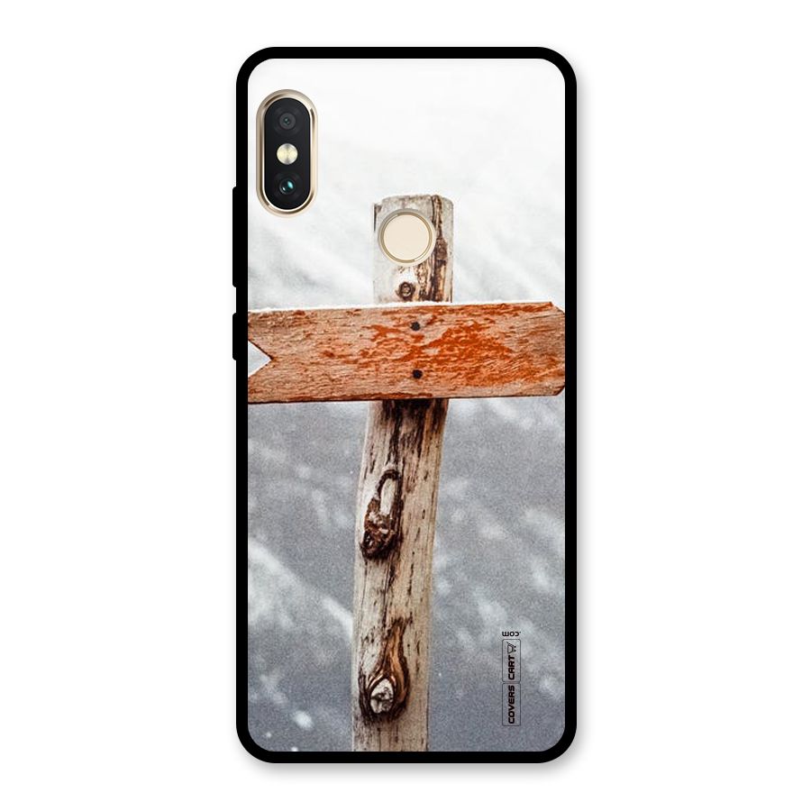Wood And Snow Glass Back Case for Redmi Note 5 Pro
