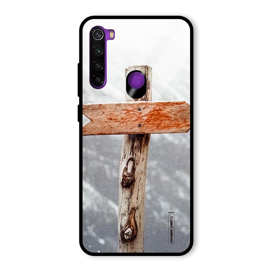 Wood And Snow Glass Back Case for Redmi Note 8