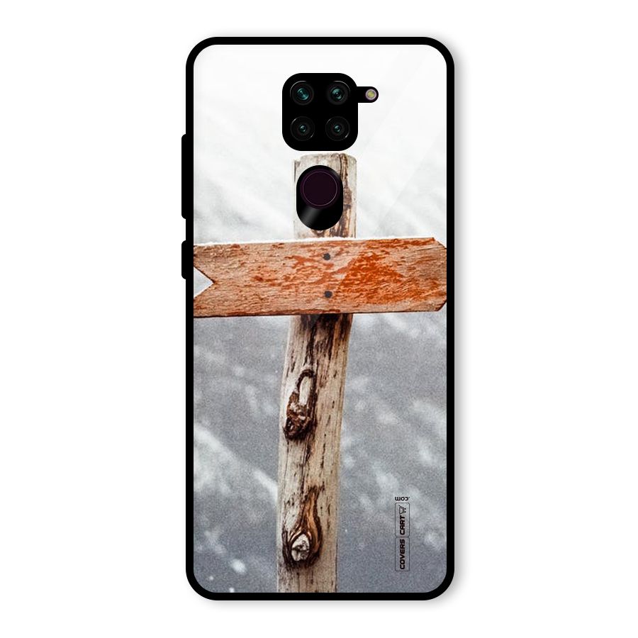 Wood And Snow Glass Back Case for Redmi Note 9