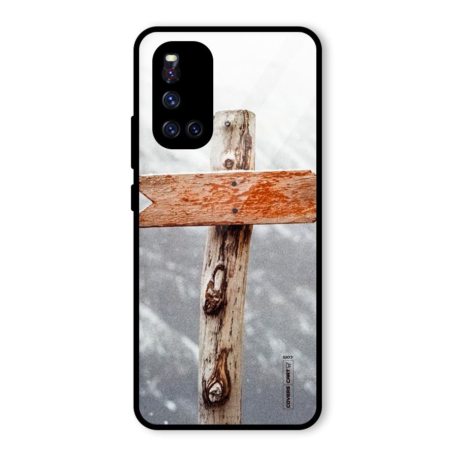 Wood And Snow Glass Back Case for Vivo V19
