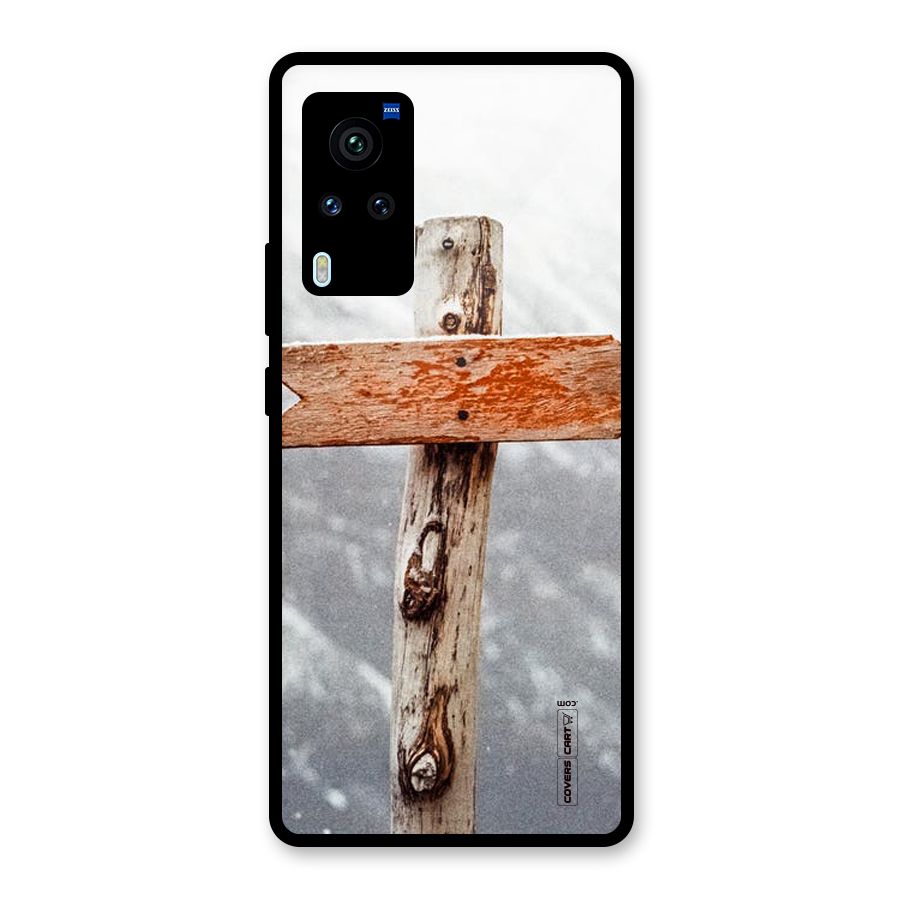 Wood And Snow Glass Back Case for Vivo X60 Pro