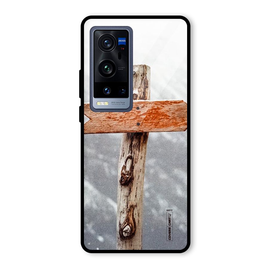 Wood And Snow Glass Back Case for Vivo X60 Pro Plus