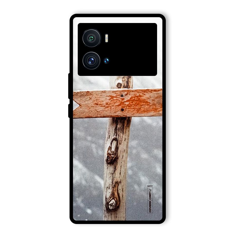 Wood And Snow Glass Back Case for Vivo iQOO 9 Pro