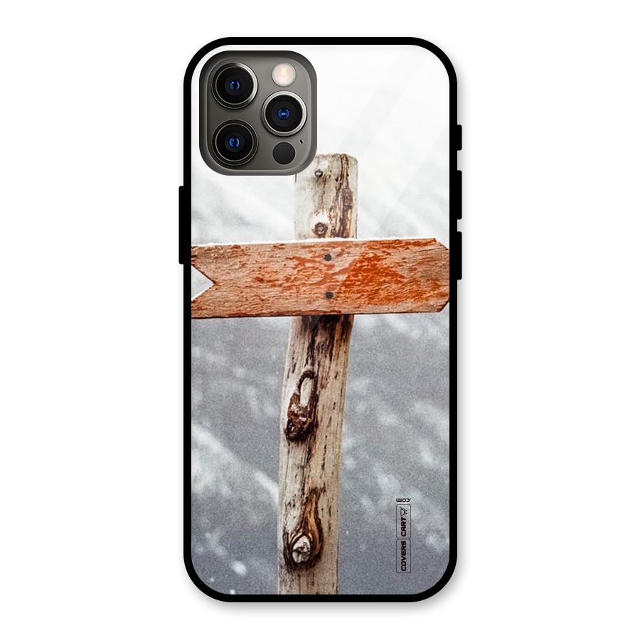 Wood And Snow Glass Back Case for iPhone 12 Pro