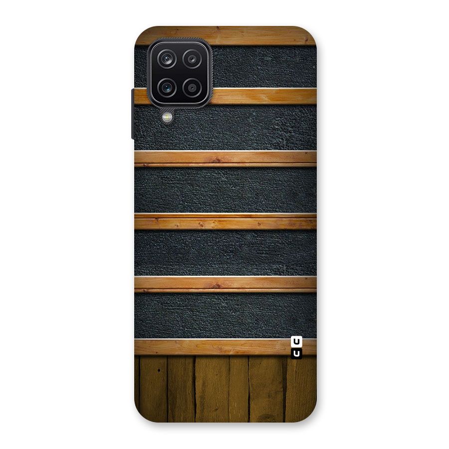 Wood Design Back Case for Galaxy A12