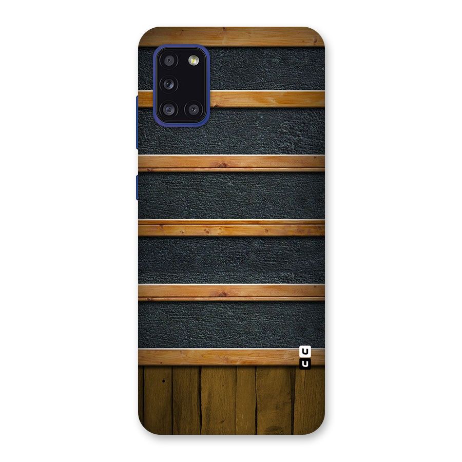Wood Design Back Case for Galaxy A31