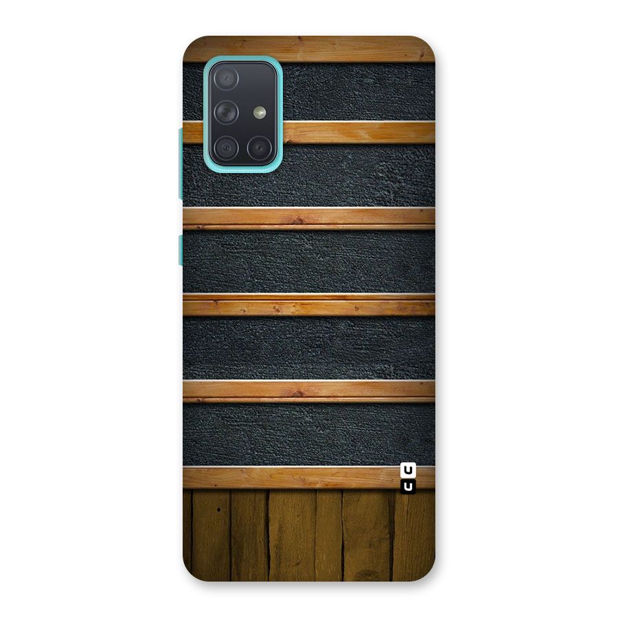 Wood Design Back Case for Galaxy A71