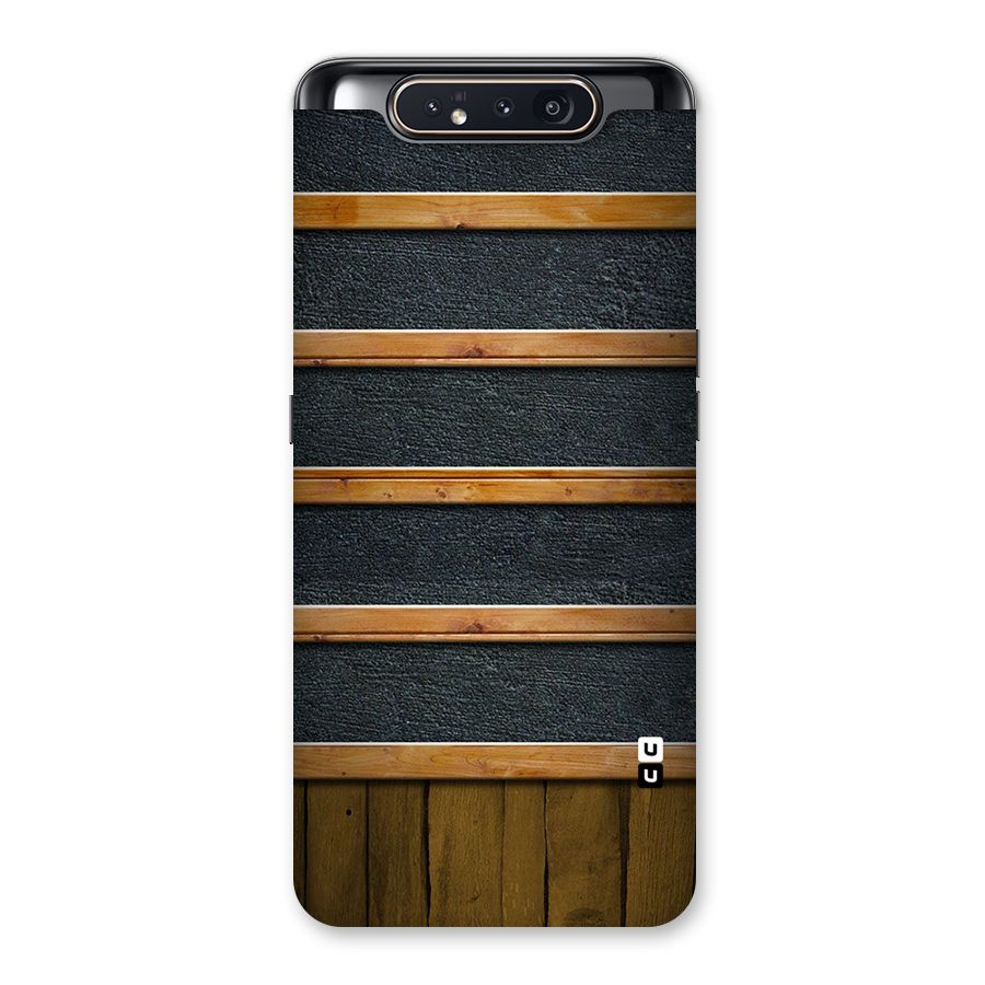 Wood Design Back Case for Galaxy A80