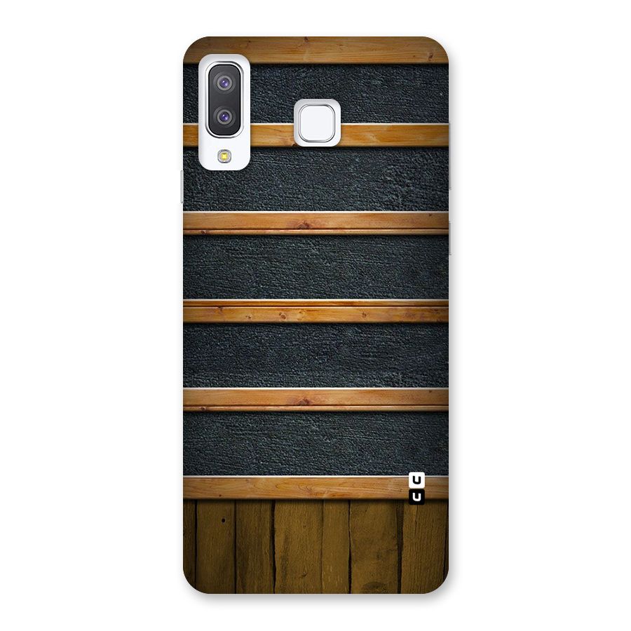 Wood Design Back Case for Galaxy A8 Star