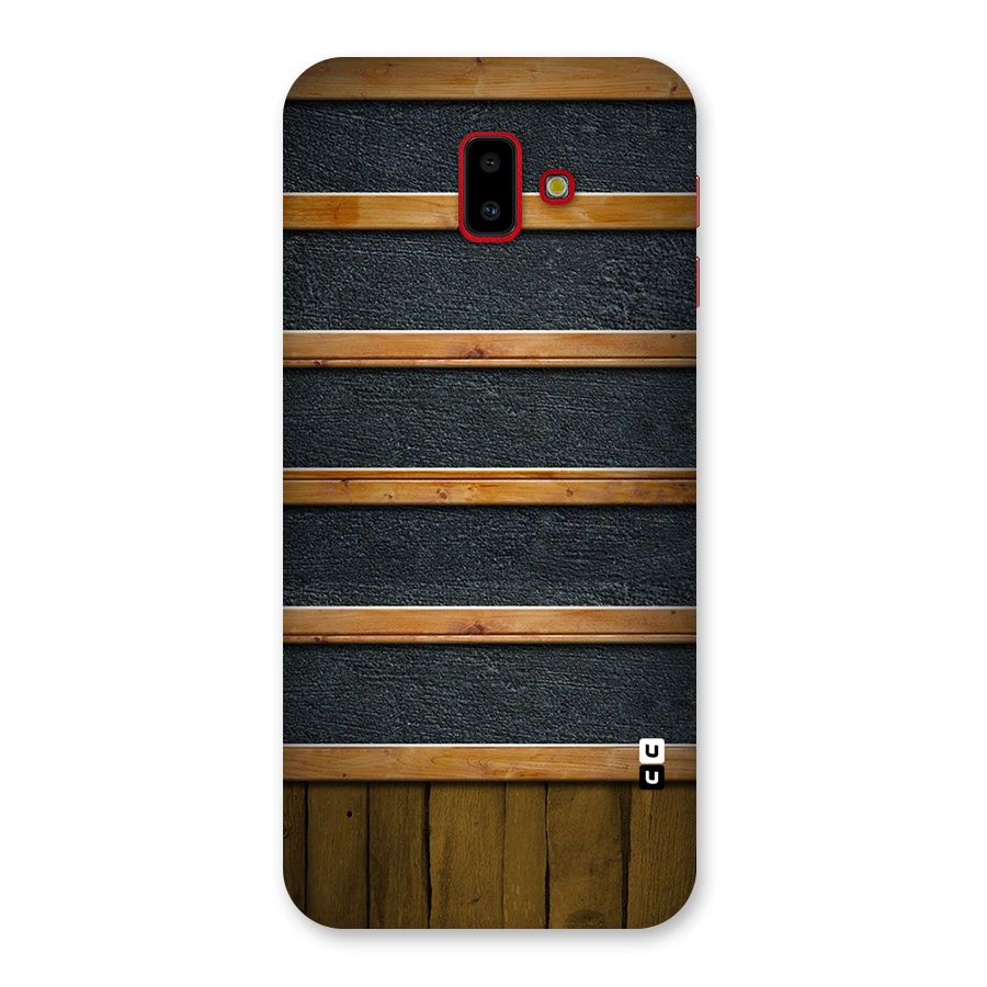 Wood Design Back Case for Galaxy J6 Plus