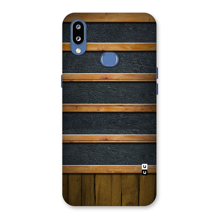 Wood Design Back Case for Galaxy M01s