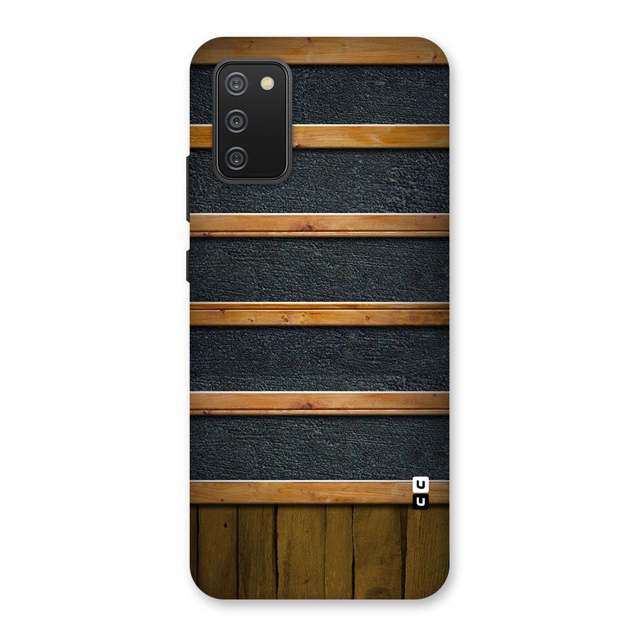 Wood Design Back Case for Galaxy M02s